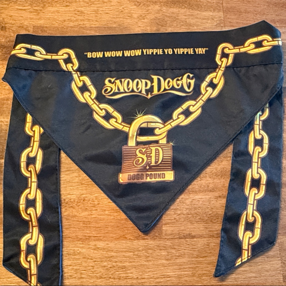 Snoop Dogg Black Dog Bandana